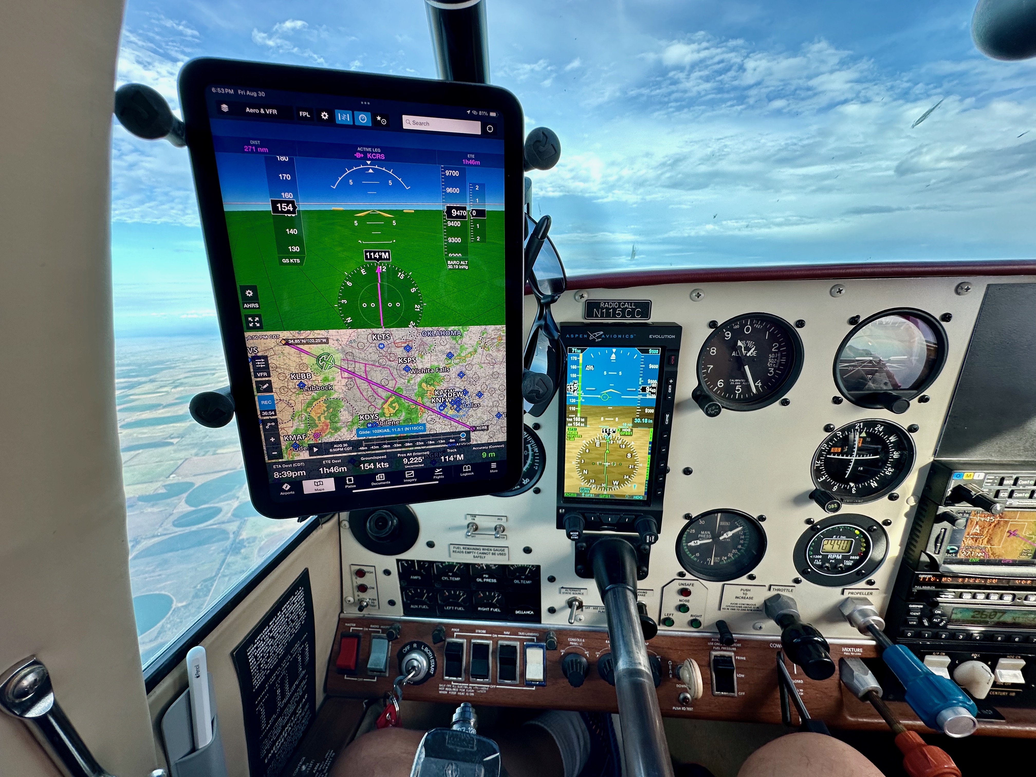 Aerial view over Arizona